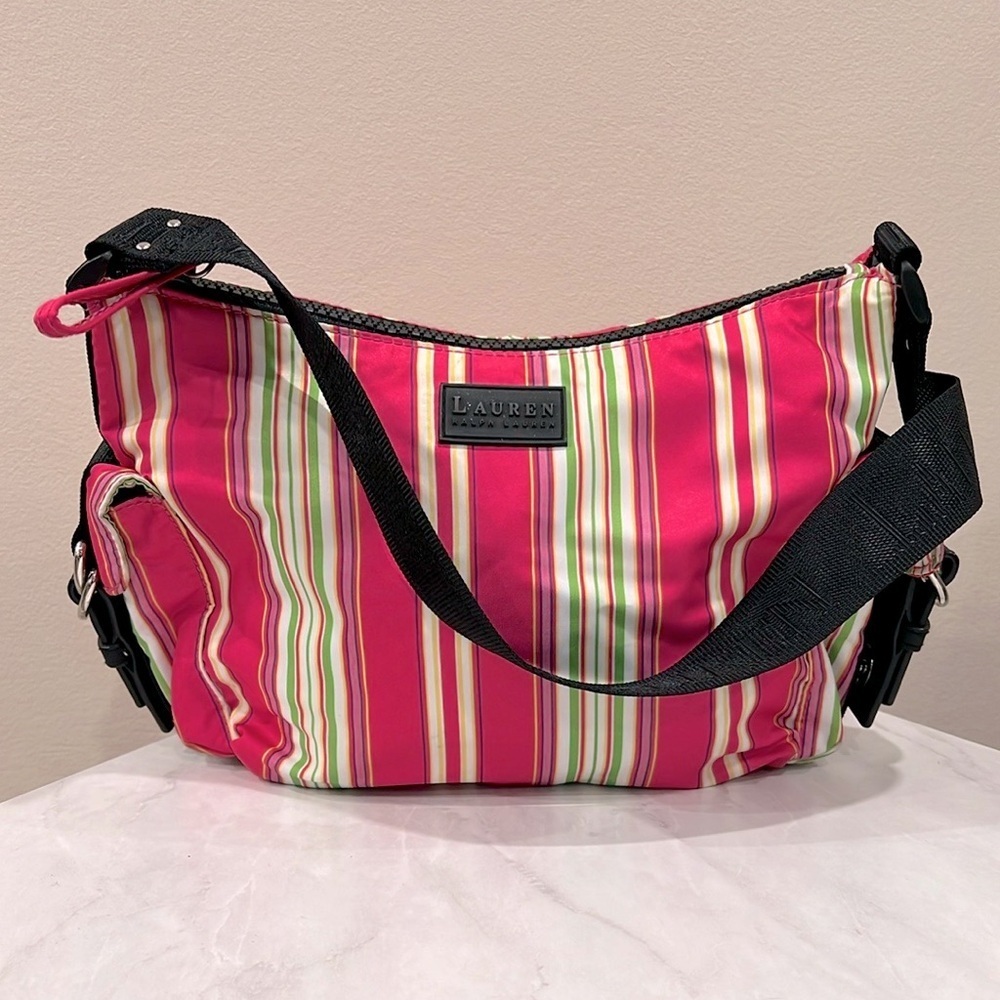 🔥Ralph Lauren Pink Striped Women's Bag🔥